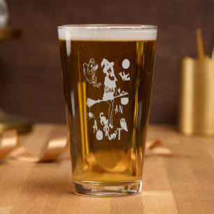 Witch An Art Pint Glass