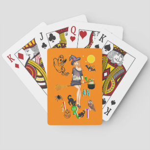 Witch An Art Poker Cards