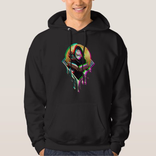 Witch And Crow Occult Witchcraft Vaporwave Raven G Hoodie