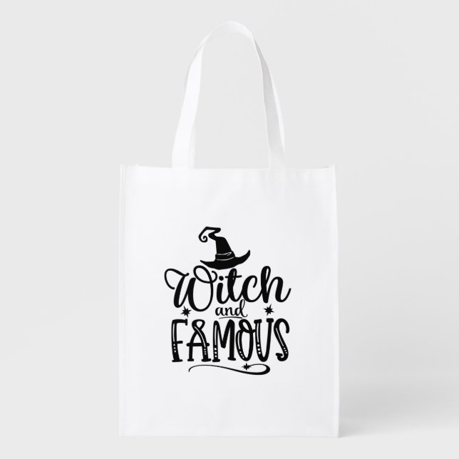 Witch and Famous Grocery Bag (Front)
