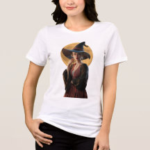 Witch and Full Moon Women's T-Shirt