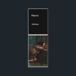 Witch and the Moon Mini Business Card<br><div class="desc">Witch and the Moon for someone special. This Highest Quality Zazzle Custom Product illustrated by BonBonish. Original Art Work. Easy to customize with your own text. If you like this design on another product, just send me a message from my gallery homepage and I can customize it for you within...</div>