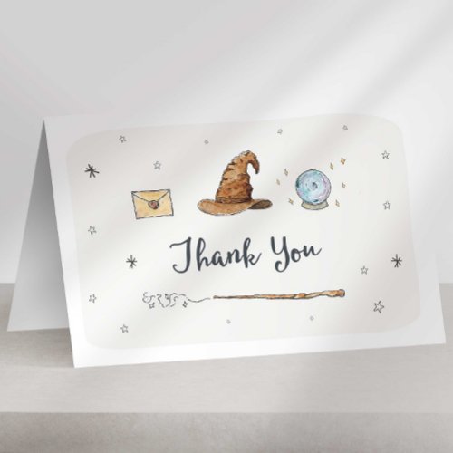 Witch and Wizard Thank You Card