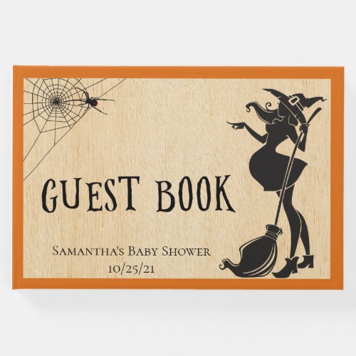 Witch Baby Shower Halloween Guest Book