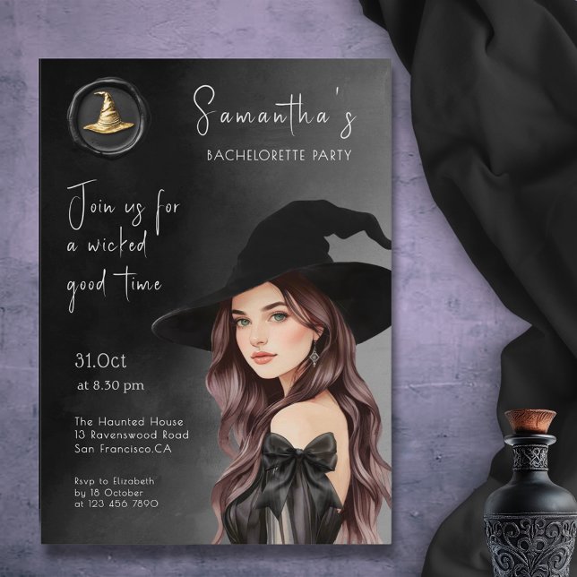 Witch Bachelorette Party Invitation (Creator Uploaded)
