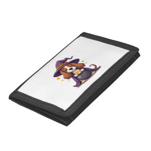 Witch Basset Brew Tri-fold Wallet