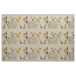 Witch Bat Owl Black Cat Jack O' Lantern Fabric