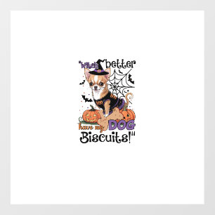 Witch better have my Dog Biscuits Cute Halloween C Floor Decals