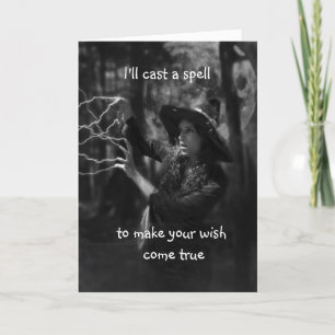 Witch birthday card