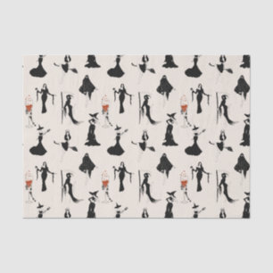 Witch Bloody Cocktail Hart Skeleton Hand Halloween Tissue Paper