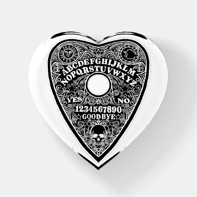 Witch Board Planchette Paperweight (Front)