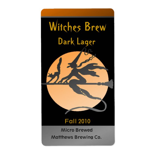 Witch Bottle Labels (Front)