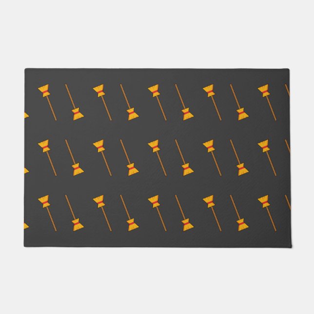 Witch Broom Doormat (Front)
