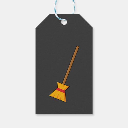 Witch Broom Gift Tags