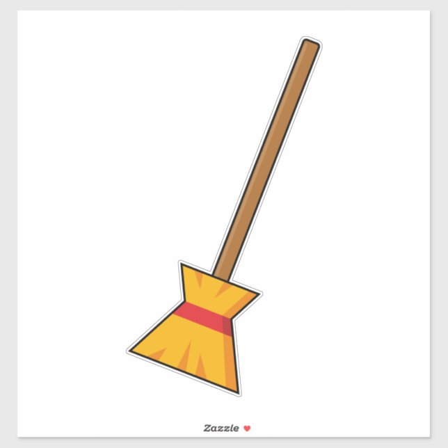 Witch Broom Sticker (Sheet)