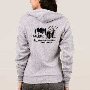 Witch Broom Visit Salem Basic Tourist Hoodie