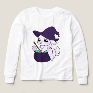 Witch Bunny Halloween Tri-Blend Shirts