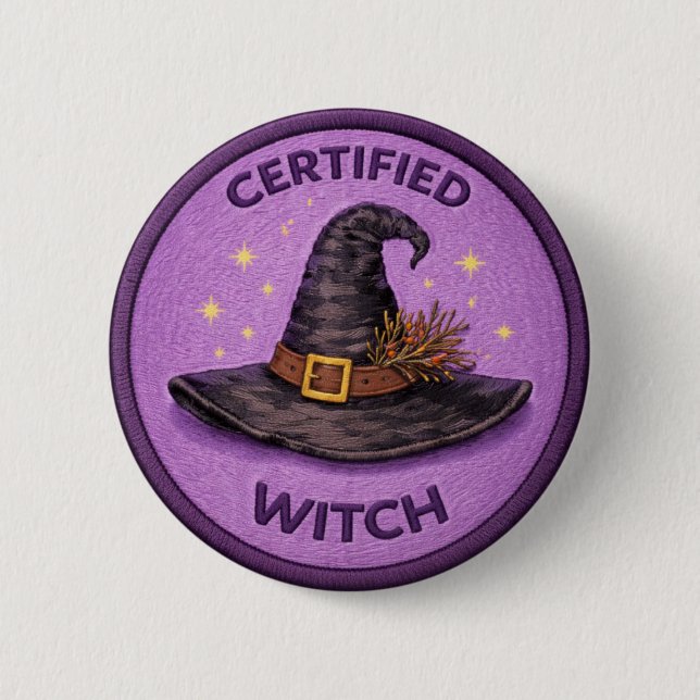 Witch Button (Front)