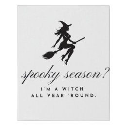 witch canvas print || halloween & spooky season