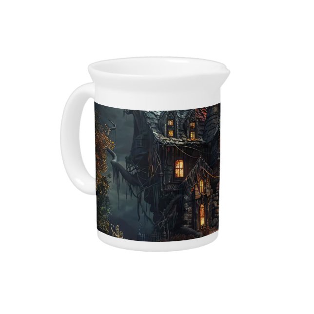 witch castle beverage pitcher (Left)