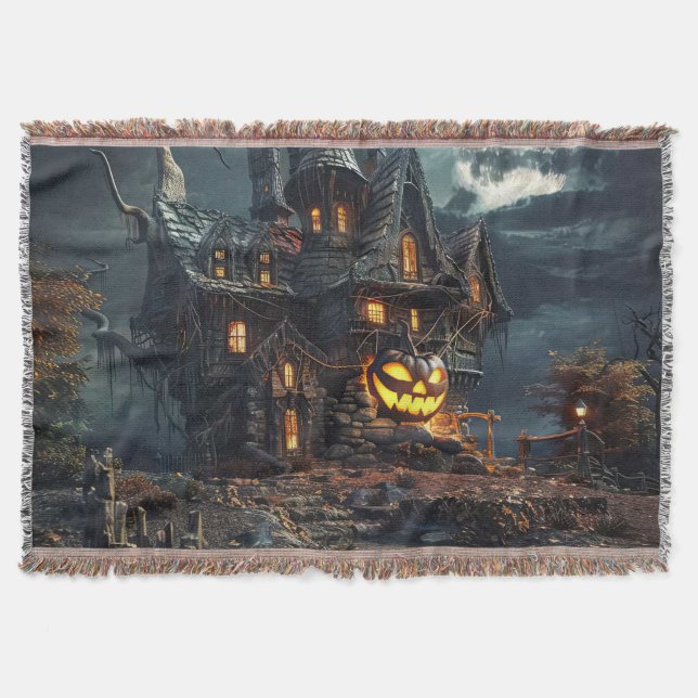 witch castle throw blanket (Front)