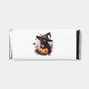 Witch Cat for Halloween Hershey Bar Favors