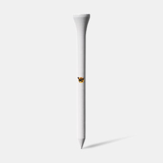 Witch Cat on a Broomstick � Halloween Night Vector Golf Tees