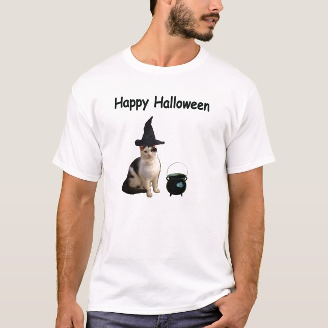 Witch cat T-Shirt (Front)