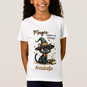 Witch Cat T Shirt, Halloween T, Spooky Season T-Shirt