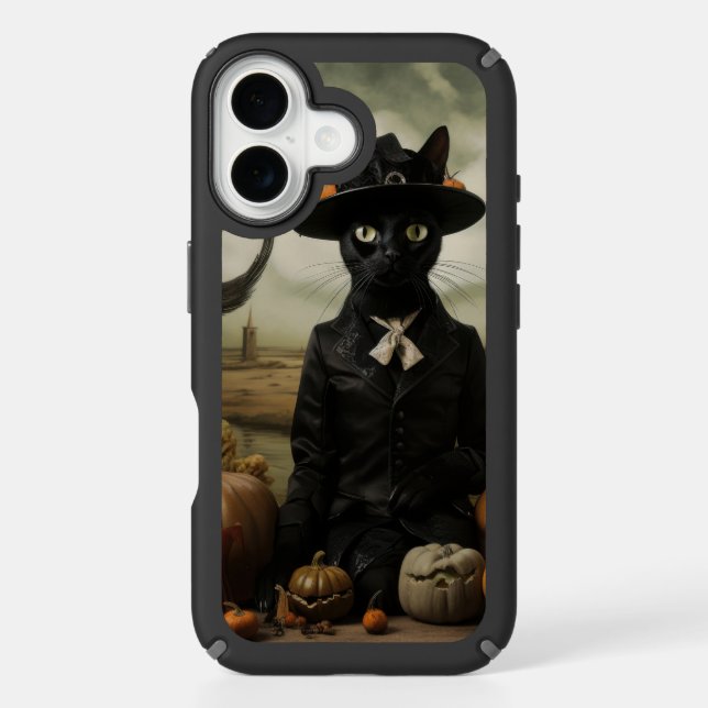 Witch Cat with Pumpkins  Speck iPhone Case (Front)