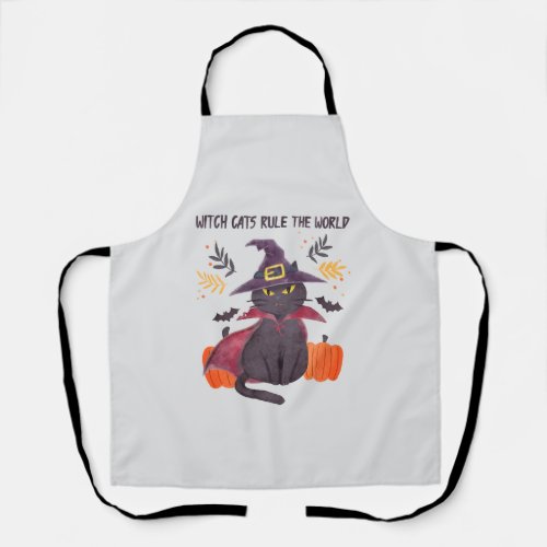 Witch Cats Rule The World Apron