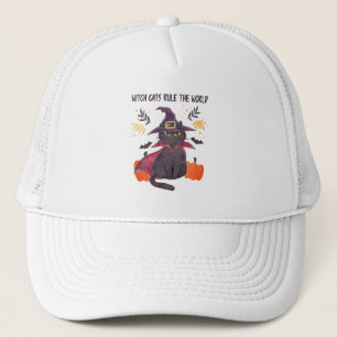 Witch Cats Rule The World – Black Cat Trucker Hat