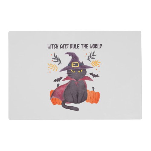 Witch Cats Rule The World Placemat