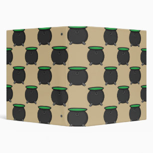 Witch Cauldron 3 Ring Binder