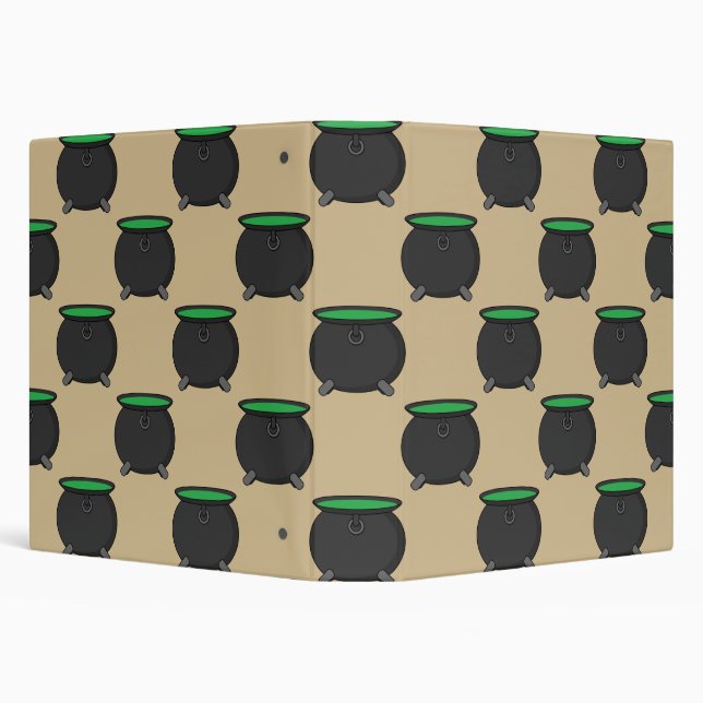 Witch Cauldron 3 Ring Binder (Background)