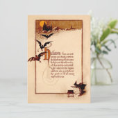 Witch Cauldron Bat Full Moon (Standing Front)