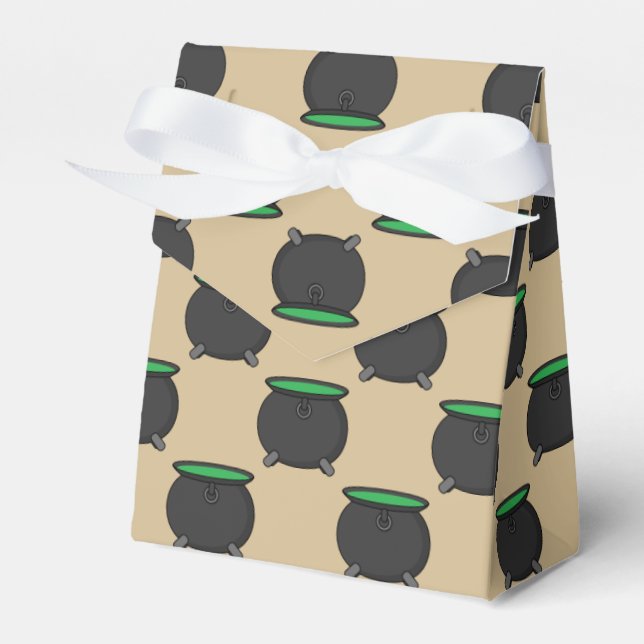 Witch Cauldron Favor Boxes (Front Side)