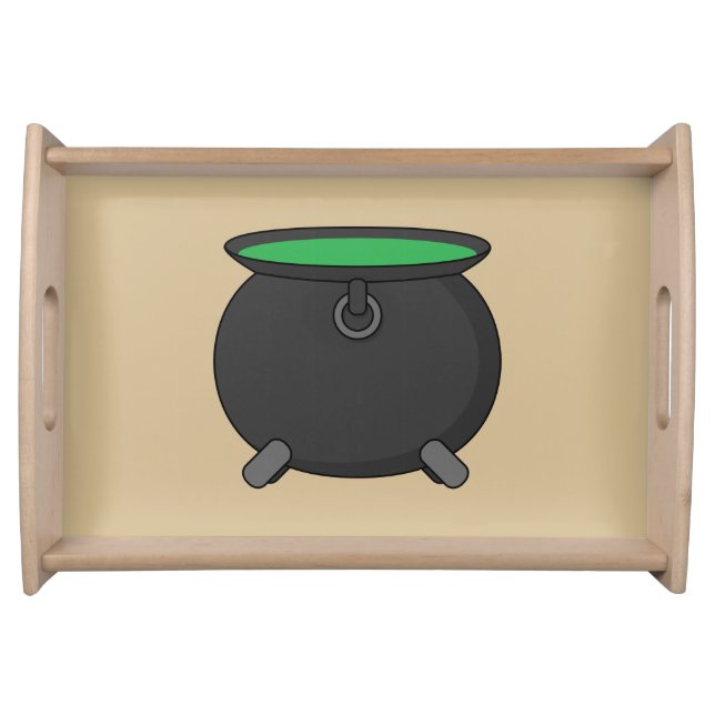 Witch Cauldron Serving Tray (Front)