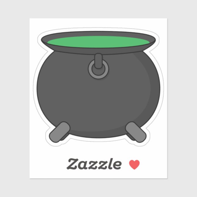 Witch Cauldron Sticker (Sheet)