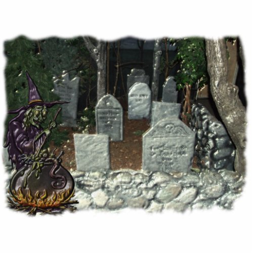 Witch Cemetery Photo Sculpture