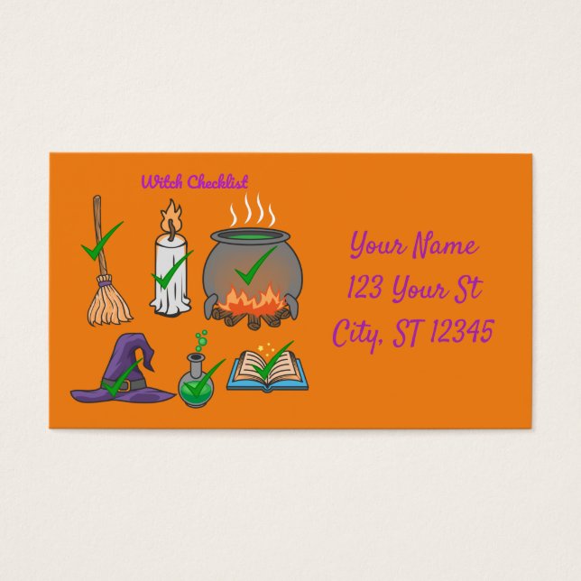 Witch Checklist Thunder_Cove (Front)