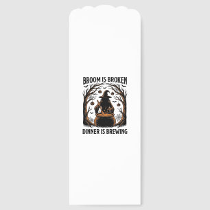 Witch Cooking Shirt Funny Halloween Cauldron Desig Bookmarks