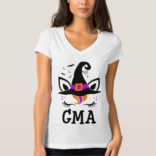 Witch Costume For Unicorn Gma Vintage Halloween Pa T_Shirt