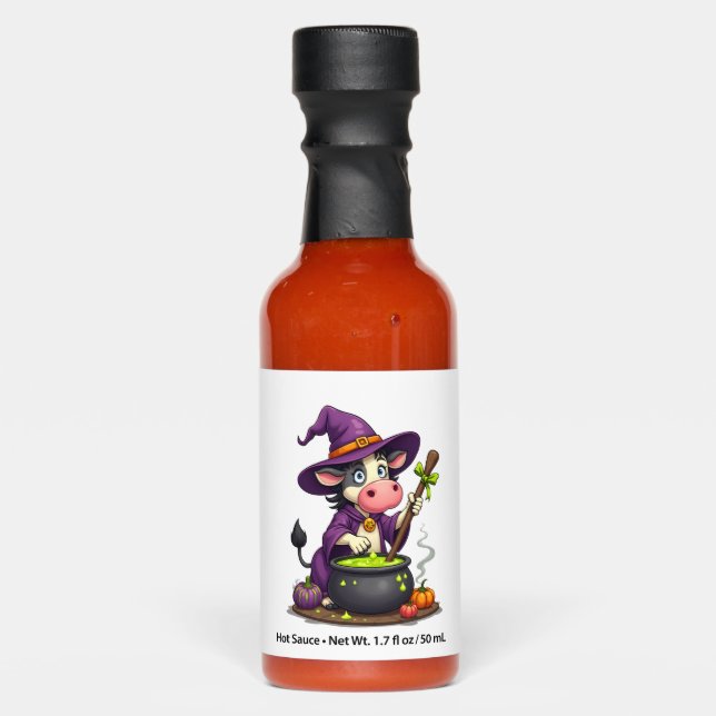 Witch Cow Cauldron Brew Hot Sauces (Front)