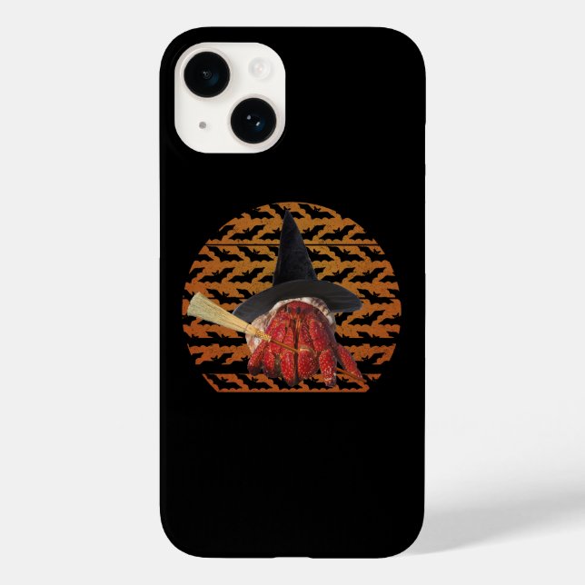 Witch Crab Funny Halloween Hermit Crab Lover Case-Mate iPhone Case (Back)