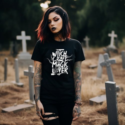 Witch Craft and Magic Lover Design T-Shirt
