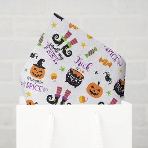 Witch Decoupage Tissue Paper, Halloween Fall Paper
