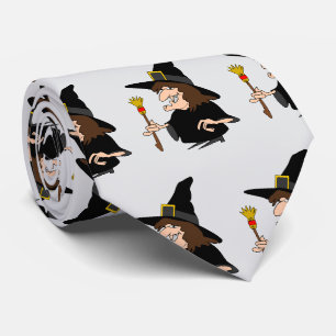 Witch Design Neck Tie