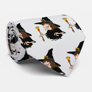 Witch Design Neck Tie