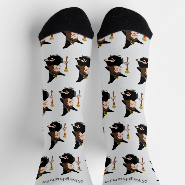 Witch Design Socks (Top)